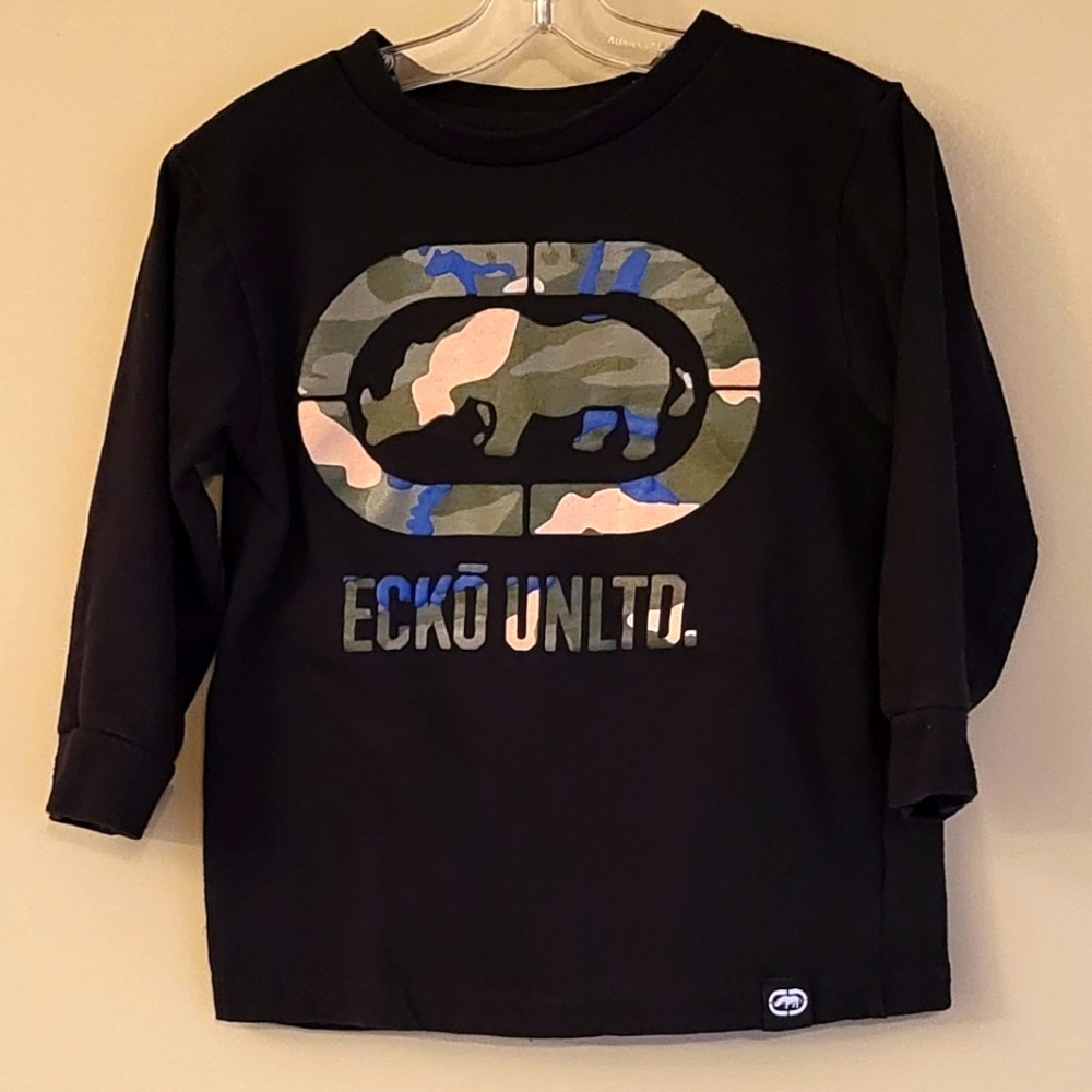 Ecko unltd. black long sleeve tee shirt